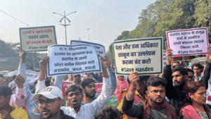 Civil resistance march to save Hasdev Aranya